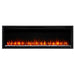 SimpliFire Electric Fireplaces SimpliFire Allusion Platinum 50" Black Wall Mounted Electric Fireplace