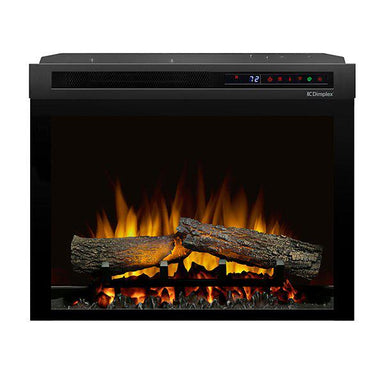 Dimplex Multi-Fire XHD™ 28" Black Plug-In Electric Firebox with Log Set-Modern Ethanol Fireplaces