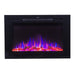 Touchstone Electric Fireplaces Touchstone Forte 80006 40" Black Recessed Electric Fireplace