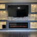 Touchstone Sideline 80015 72" Black Recessed Electric Fireplace-Modern Ethanol Fireplaces