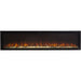 Touchstone Sideline Elite Smart 100" Black WiFi-Enabled Recessed Electric Fireplace-Modern Ethanol Fireplaces