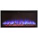 Touchstone Sideline Elite Smart 42" Black WiFi-Enabled Recessed Electric Fireplace-Modern Ethanol Fireplaces