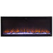 Touchstone Sideline Elite Smart 50" Black WiFi-Enabled Recessed Electric Fireplace-Modern Ethanol Fireplaces