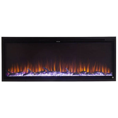 Touchstone Electric Fireplaces Touchstone Sideline Elite Smart 50" Black WiFi-Enabled Recessed Electric Fireplace