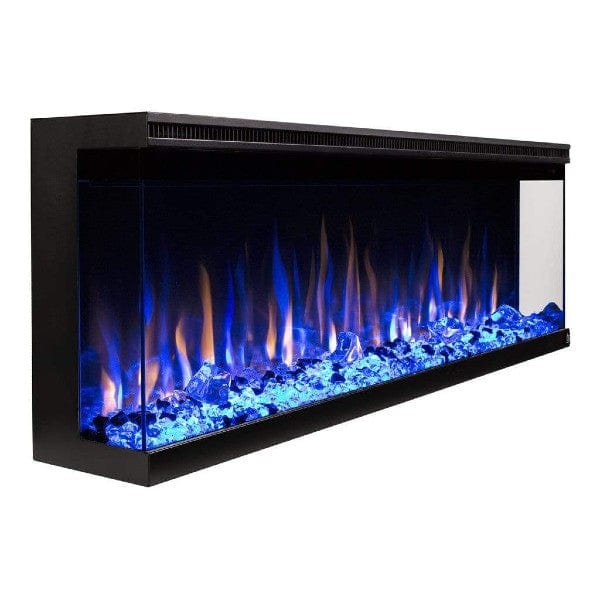 Touchstone Electric Fireplaces Touchstone Sideline Infinity 3 Sided 50" Black WiFi Enabled Recessed Electric Fireplace