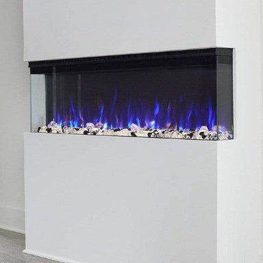 Touchstone Electric Fireplaces Touchstone Sideline Infinity 3 Sided 60" Black WiFi Enabled Recessed Electric Fireplace