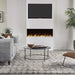 Touchstone Electric Fireplaces Touchstone Sideline Infinity 3 Sided 60" Black WiFi Enabled Recessed Electric Fireplace