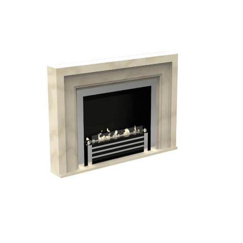 Image of Decoflame Westminster Basic E-Ribbon Automatic Ethanol Fireplace-Modern Ethanol Fireplaces