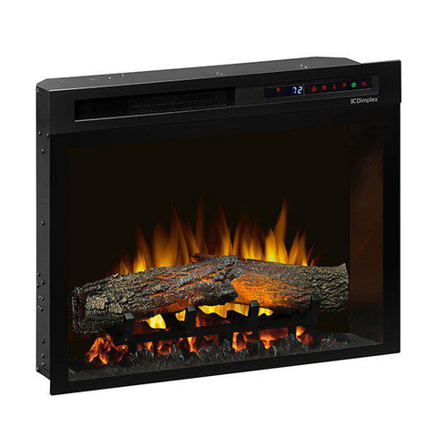 Image of Dimplex Multi-Fire XHD™ 28" Black Plug-In Electric Firebox with Log Set-Modern Ethanol Fireplaces